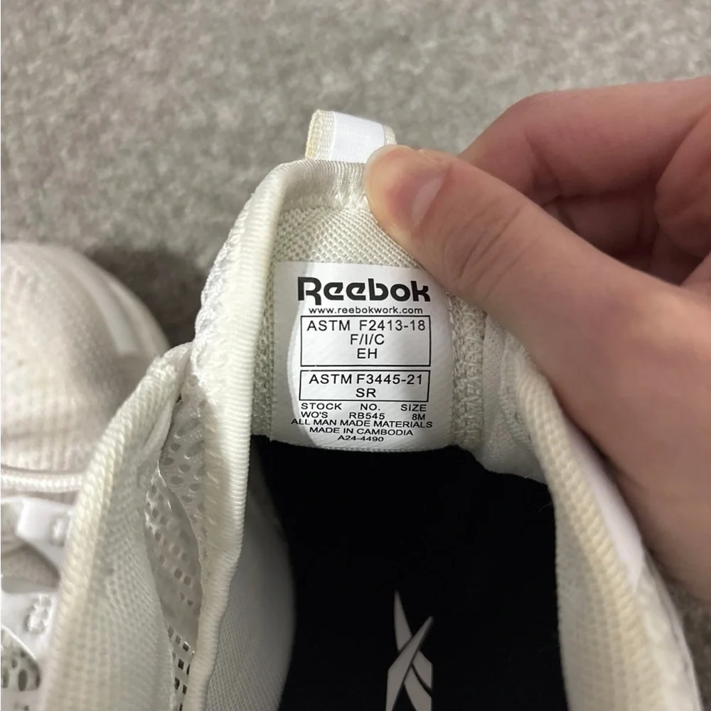 Reebok Work Fusion Flexweave Work EH Comp Toe White Sneakers